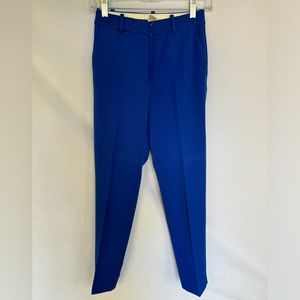 H&M Electric Blue Ankle Length Dress Pants Size 2